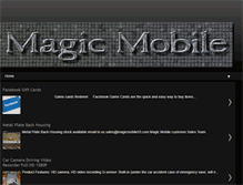 Tablet Screenshot of magicmobile53.com